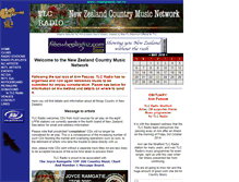 Tablet Screenshot of countrymusic.net.nz