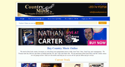 Desktop Screenshot of countrymusic.ie