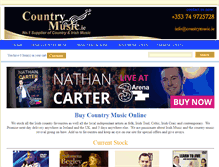 Tablet Screenshot of countrymusic.ie
