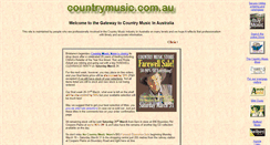 Desktop Screenshot of countrymusic.com.au