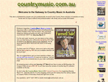 Tablet Screenshot of countrymusic.com.au